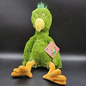 Dr. Seuss Kohl's Cares Oh, Say Can You Say? 16" Plush Green Parrot Hooey w Tag